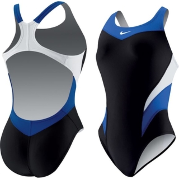 Nike Swimsuit Power Back Color-block Tank 32/6 - Picture 1 of 4